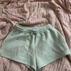 Light Green Women's Athletic Shorts